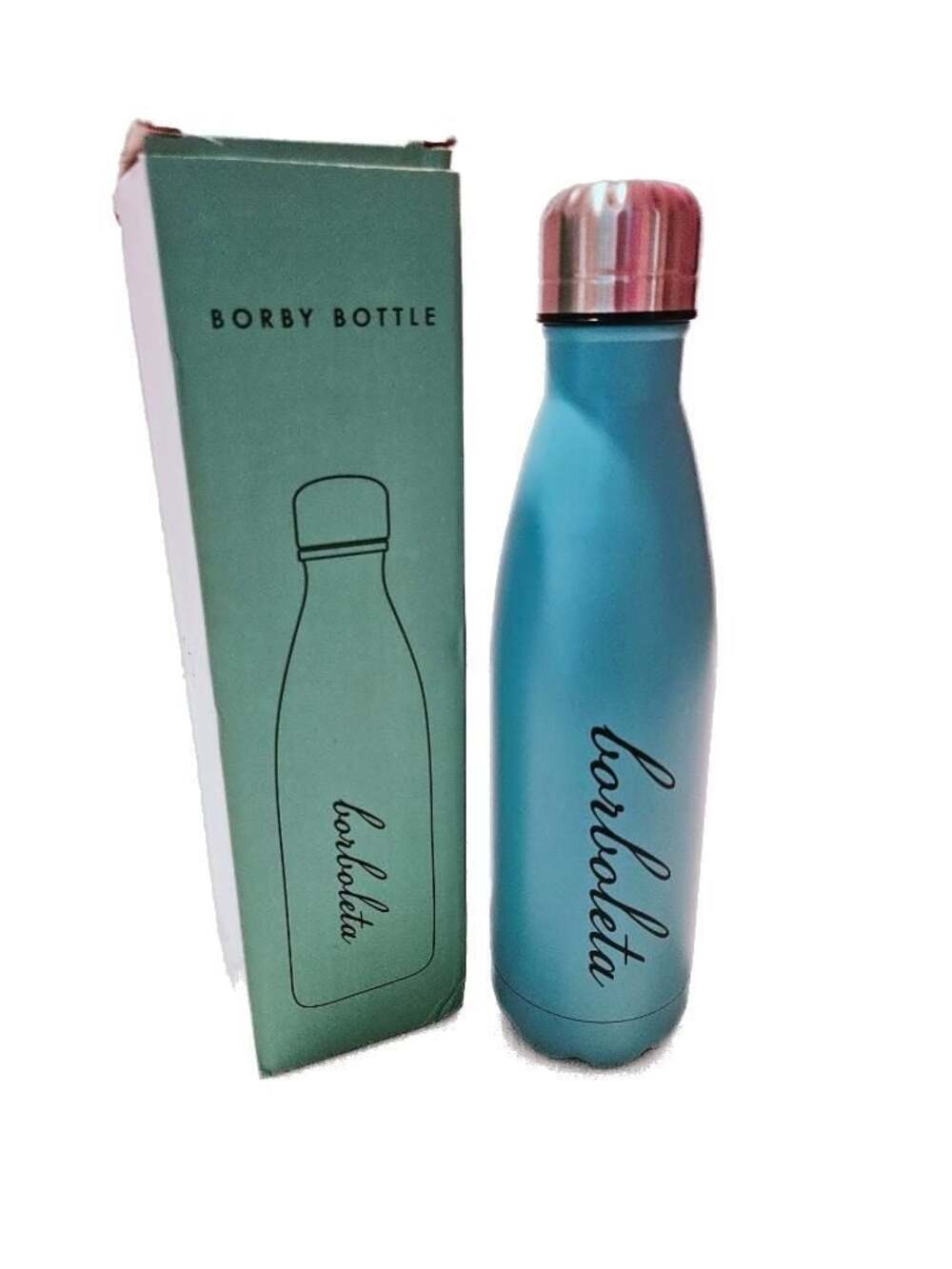 Borboleta Borby Bottle Insulated Stainless Steel Water Bottle 500ml